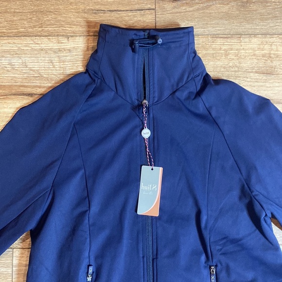 Huit 8 Paris BIEN-ETRE MODERN CUT zip-up athletic JACKET - Picture 4 of 11